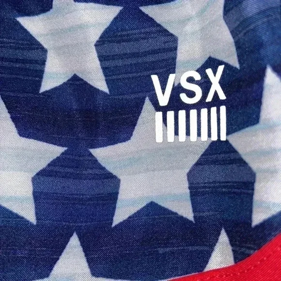 VSX American Flag US Running Shorts XS EUC Victorias Secret sport - Picture 2 of 4